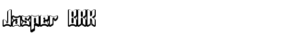 Jasper BRK - Download Thousands of Free Fonts at FontZone.net