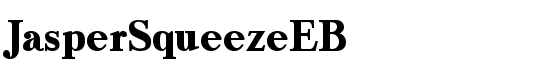 JasperSqueezeEB - Download Thousands of Free Fonts at FontZone.net