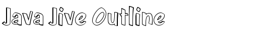 Java Jive Outline - Download Thousands of Free Fonts at FontZone.net