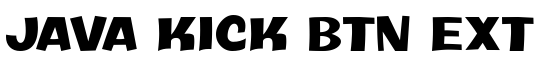 Java Kick BTN Ext - Download Thousands of Free Fonts at FontZone.net