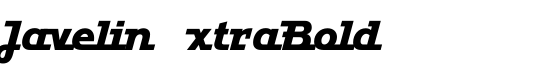 JavelinExtraBold - Download Thousands of Free Fonts at FontZone.net