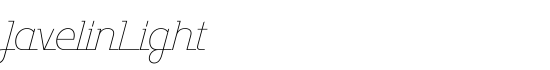 JavelinLight - Download Thousands of Free Fonts at FontZone.net