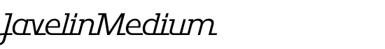 JavelinMedium - Download Thousands of Free Fonts at FontZone.net