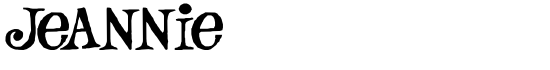 Jeannie - Download Thousands of Free Fonts at FontZone.net