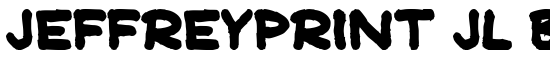 JeffreyPrint JL Bold - Download Thousands of Free Fonts at FontZone.net