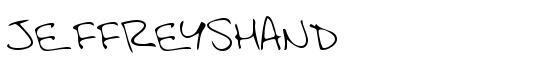 JeffreysHand - Download Thousands of Free Fonts at FontZone.net