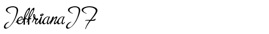 JeffrianaJF - Download Thousands of Free Fonts at FontZone.net