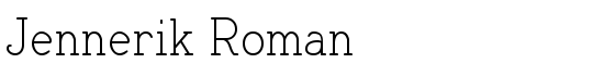 Jennerik Roman - Download Thousands of Free Fonts at FontZone.net