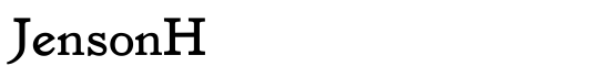 JensonH - Download Thousands of Free Fonts at FontZone.net