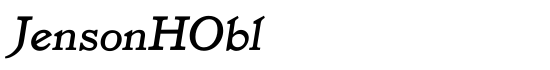 JensonHObl - Download Thousands of Free Fonts at FontZone.net