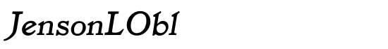 JensonLObl - Download Thousands of Free Fonts at FontZone.net