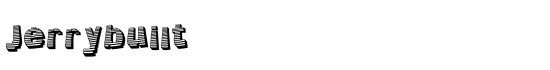 Jerrybuilt - Download Thousands of Free Fonts at FontZone.net