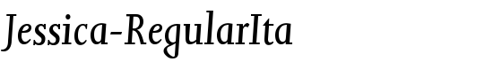 Jessica-RegularIta - Download Thousands of Free Fonts at FontZone.net