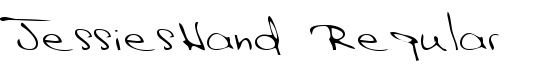 JessiesHand Regular - Download Thousands of Free Fonts at FontZone.net