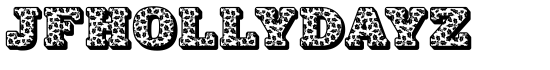 JFHollyDayz - Download Thousands of Free Fonts at FontZone.net