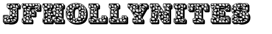 JFHollyNites - Download Thousands of Free Fonts at FontZone.net