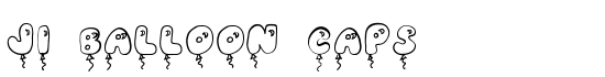 JI Balloon Caps - Download Thousands of Free Fonts at FontZone.net