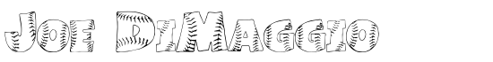 Joe DiMaggio - Download Thousands of Free Fonts at FontZone.net