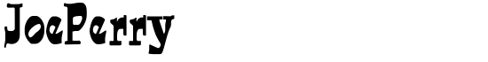 JoePerry - Download Thousands of Free Fonts at FontZone.net