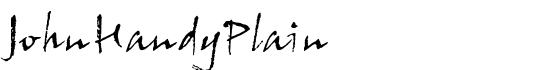 JohnHandyPlain - Download Thousands of Free Fonts at FontZone.net
