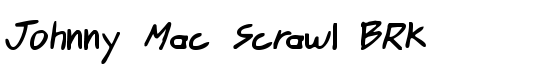 Johnny Mac Scrawl BRK - Download Thousands of Free Fonts at FontZone.net
