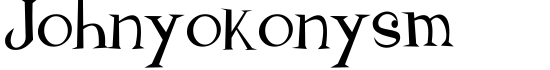 Johnyokonysm - Download Thousands of Free Fonts at FontZone.net