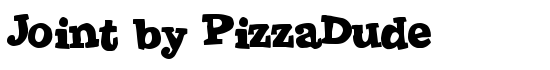 Joint by PizzaDude - Download Thousands of Free Fonts at FontZone.net