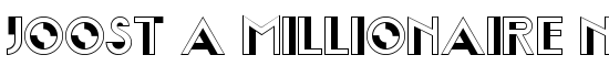 Joost A Millionaire NF - Download Thousands of Free Fonts at FontZone.net