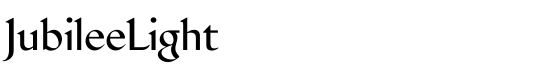 JubileeLight - Download Thousands of Free Fonts at FontZone.net