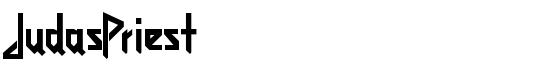 JudasPriest - Download Thousands of Free Fonts at FontZone.net