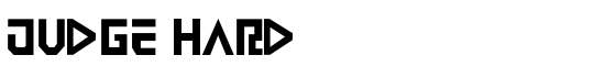 Judge Hard - Download Thousands of Free Fonts at FontZone.net