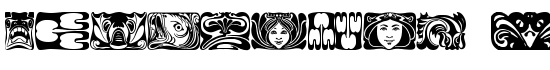Jugendstil Ornamente - Download Thousands of Free Fonts at FontZone.net