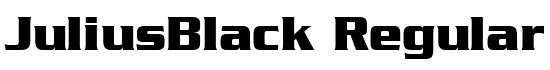 JuliusBlack Regular - Download Thousands of Free Fonts at FontZone.net