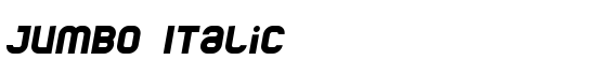 Jumbo Italic - Download Thousands of Free Fonts at FontZone.net