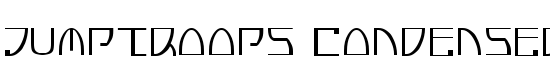 Jumptroops Condensed - Download Thousands of Free Fonts at FontZone.net