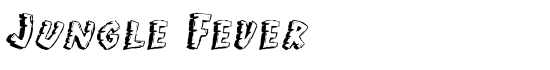 Jungle Fever - Download Thousands of Free Fonts at FontZone.net