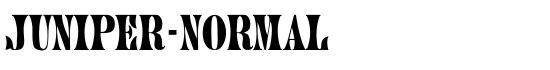 Juniper-Normal - Download Thousands of Free Fonts at FontZone.net