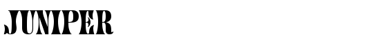 Juniper - Download Thousands of Free Fonts at FontZone.net