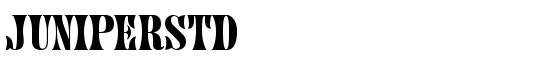 JuniperStd - Download Thousands of Free Fonts at FontZone.net