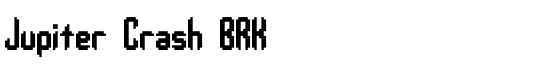 Jupiter Crash BRK - Download Thousands of Free Fonts at FontZone.net