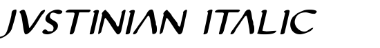 Justinian Italic - Download Thousands of Free Fonts at FontZone.net