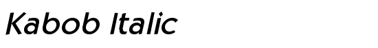 Kabob Italic - Download Thousands of Free Fonts at FontZone.net