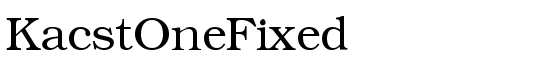 KacstOneFixed - Download Thousands of Free Fonts at FontZone.net