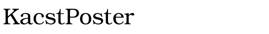 KacstPoster - Download Thousands of Free Fonts at FontZone.net