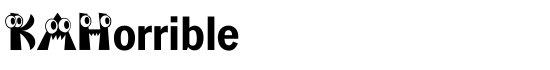 KAHorrible - Download Thousands of Free Fonts at FontZone.net