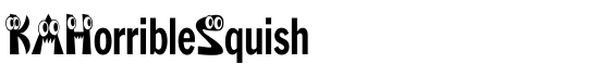 KAHorribleSquish - Download Thousands of Free Fonts at FontZone.net