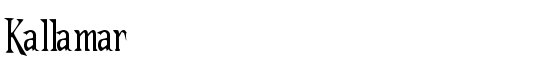 Kallamar - Download Thousands of Free Fonts at FontZone.net
