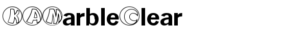 KAMarbleClear - Download Thousands of Free Fonts at FontZone.net