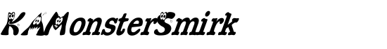 KAMonsterSmirk - Download Thousands of Free Fonts at FontZone.net