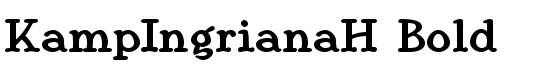 KampIngrianaH Bold - Download Thousands of Free Fonts at FontZone.net